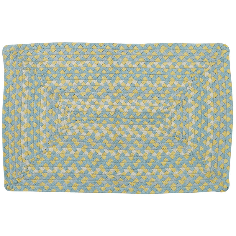 Skrolan Cotton Geometric Indoor Rug, Rectangle 1'8" x 2'6"