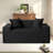 Boneless 2-Seater Loveseat Sofa with Deep Seat – Plush Corduroy Compression Cloud Couch for Bedroom, Dorm, Apartment-1963791153