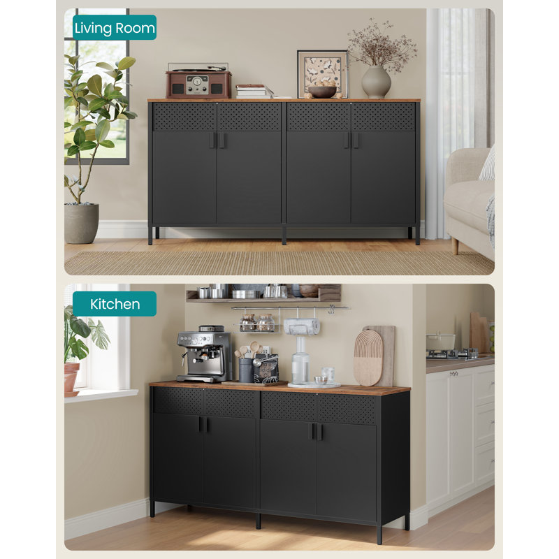 Steel 2 - Door Rectangle Accent Cabinet