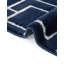 Tapis bleu marine / argent Glam-29446721
