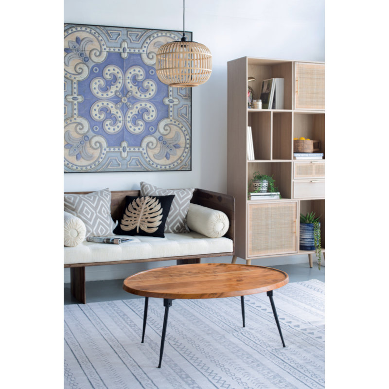 Table basse à 4 pieds, H 16 po x l 26 po x P 39 po