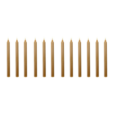 Haight 10" Unscented Column Taupe 12/Disp - Set Of 12