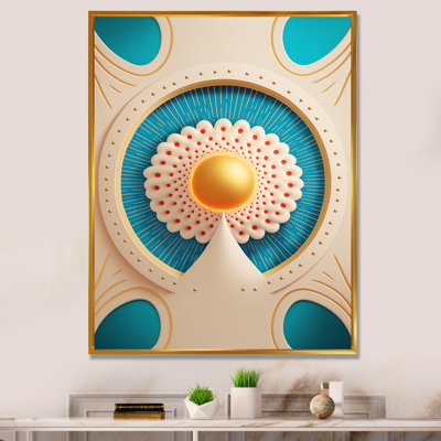 «Flourish Golden Consciousness I», reproduction sur toile