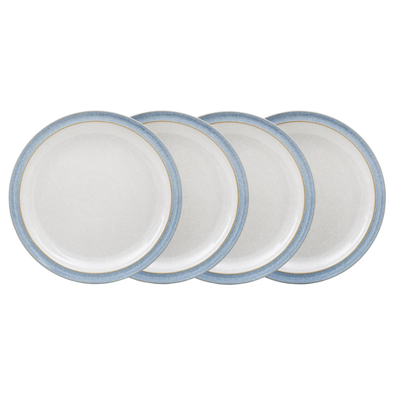 Denby Elements Dinner Plates, Blue