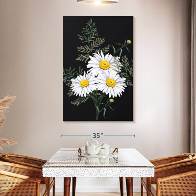 Daisy Bouquet On Black