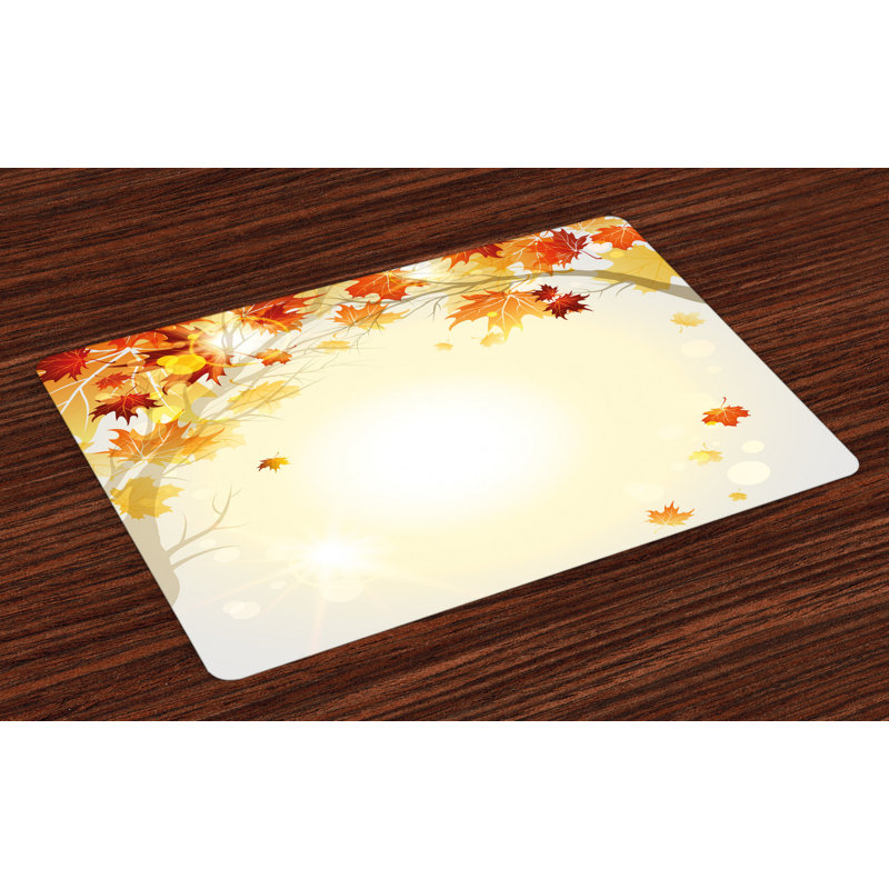 Cesar Nature Autumn Leaves and Tree Placemat