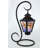 Reverse Painted Winter Scene Coach 17" Table Lamp