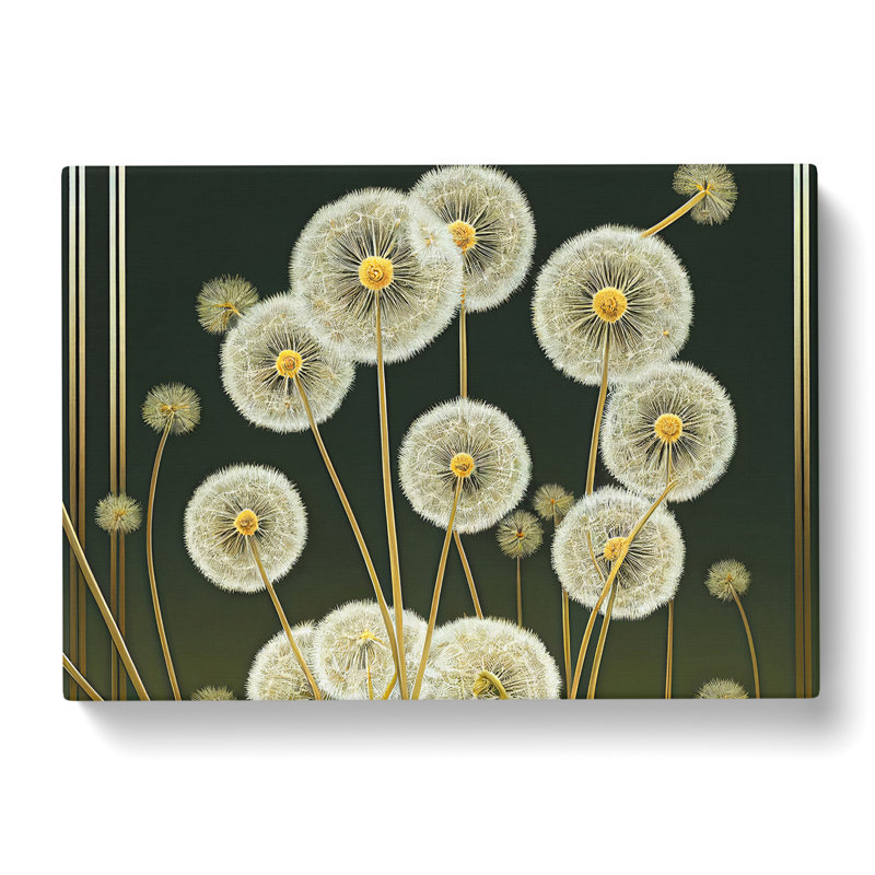 Dandelion - Wrapped Canvas Print, 35cm H x 50cm W x 3cm D