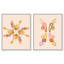 «Whimsical Floral Harmony», ensemble de décorations murales imprimées en acrylique encadrées par Art Remedy, cadre blanc, 20 x 24-1263045049-1263045053