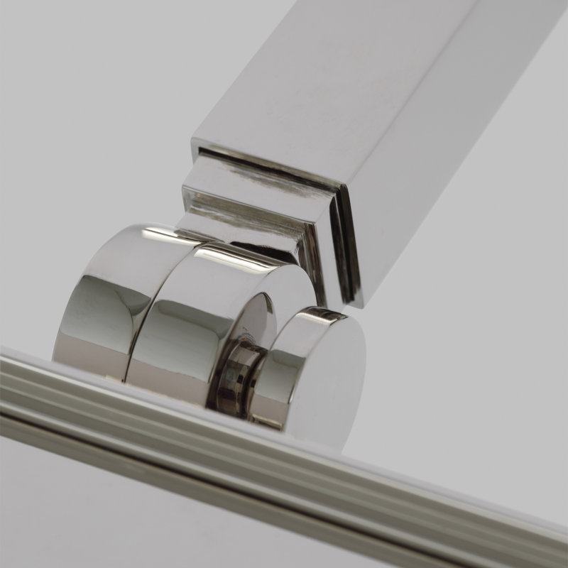Bau Dimmable LED Wall Mounted Picture Light, Polished Nickel, 3" H x 24" W x 8" D