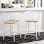 Ensemble de 2 tabourets en bois massif Sheffield-1600573646-1600573620