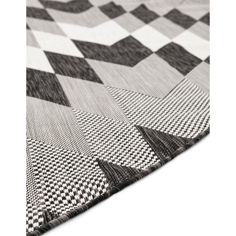 Blox Hower Indoor/Outdoor Area Rug, Round 13'1"