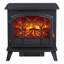 FXSGER 64 cm W Black Electric Fireplace