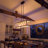 Swanson 5-Light Island Light - Graphite