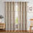 Vintage Damask Curtains Elegant Medallion Patterned Room Darkening Curtains for Bedroom Taupe on Greige-1623480693-1623480688