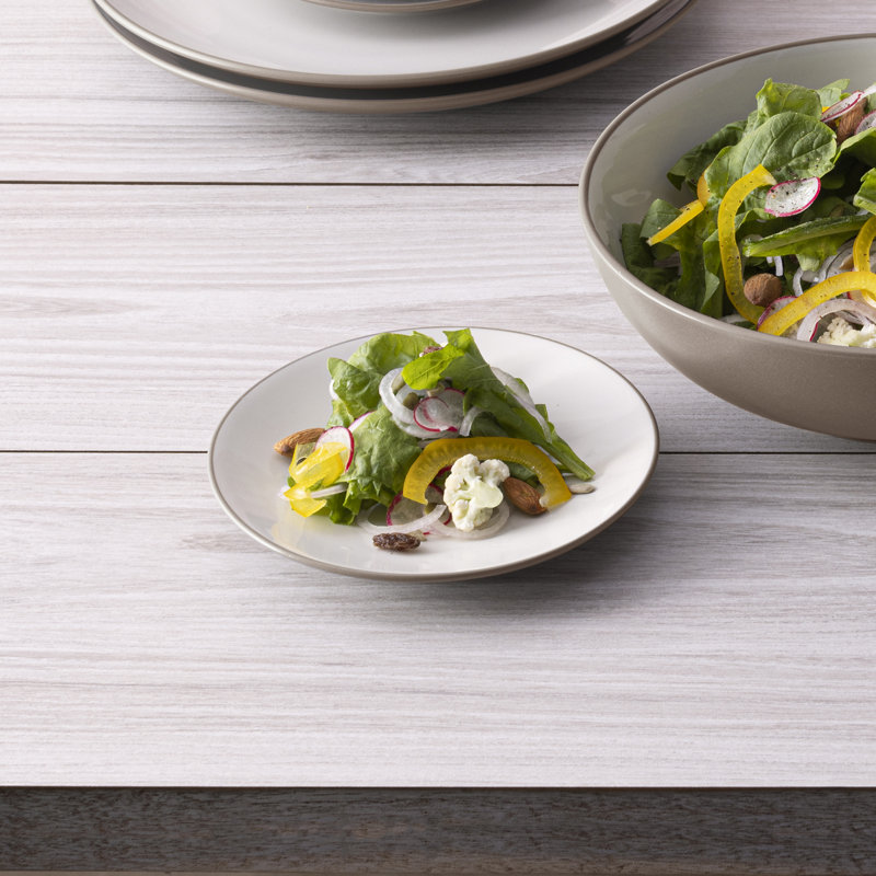 Mini-assiettes Noritake Colorwave, 6 1/4 po, Café / blanc