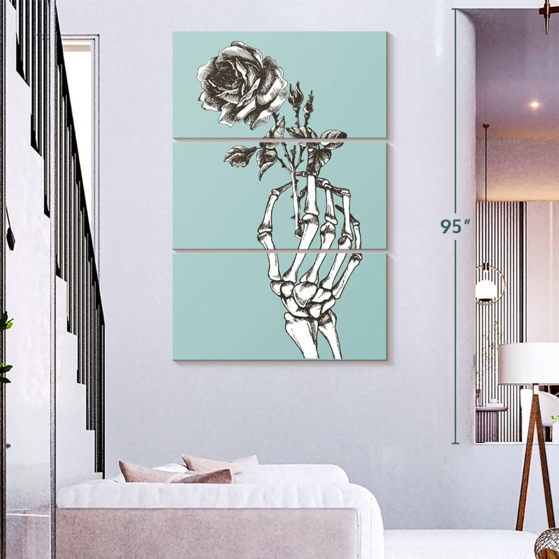 Hitzel Romantic Skeleton, 74" H x 48" W