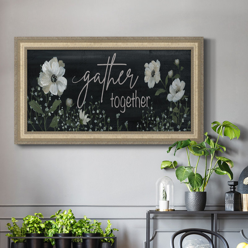«Gather Together», reproduction d'un seul cadre photo sur toile, H 21 po x l 37 po x P 0,8 po