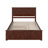 Nantucket Solid Wood Platform Bed with Matching Footboard, Trundle & USB Charger-96140371-96140370