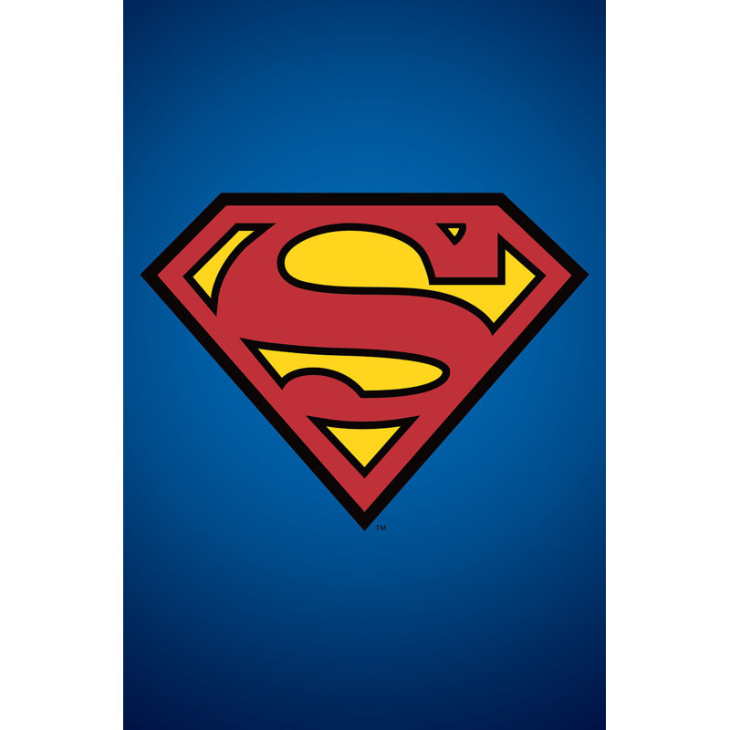 Impression sur papier superman-shield