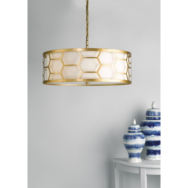 Aniella 4 - Light Drum Chandelier