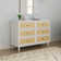 Marin with Cane 6 Drawer Dresser