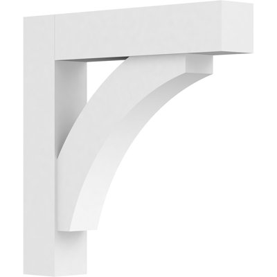Support standard en PVC de qualité architecturale avec extrémités en bloc Thorton