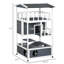 Maison d'extérieur en bois pour chat