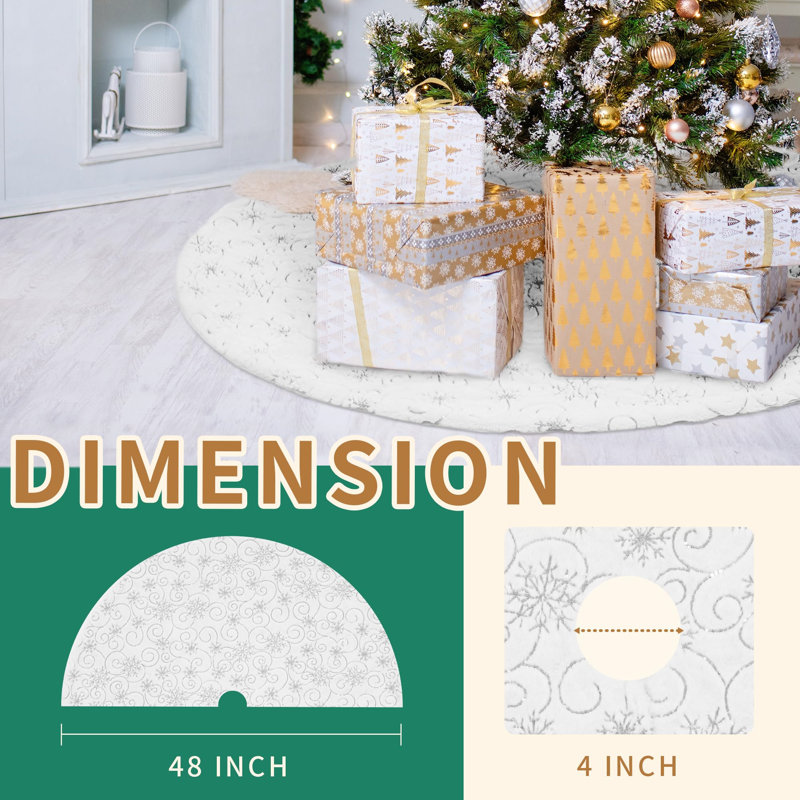 Faux Fur Tree Skirt