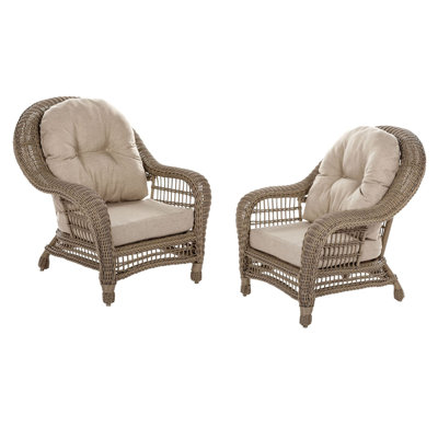 Chaise de patio avec coussins Antigo