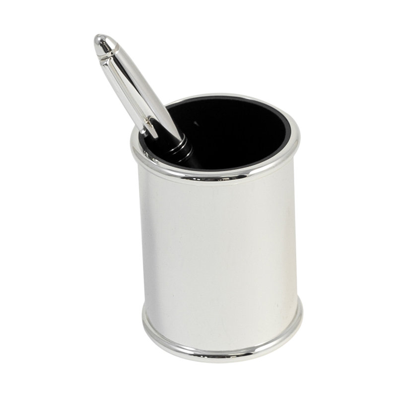 Tasse à plume argenté anable Mauzy