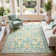Kaldi Kaldi Oriental Botanical Floral Machine Washable Area Rug with Non-Slip Backing for Living Room, Dining Room, Bedroom