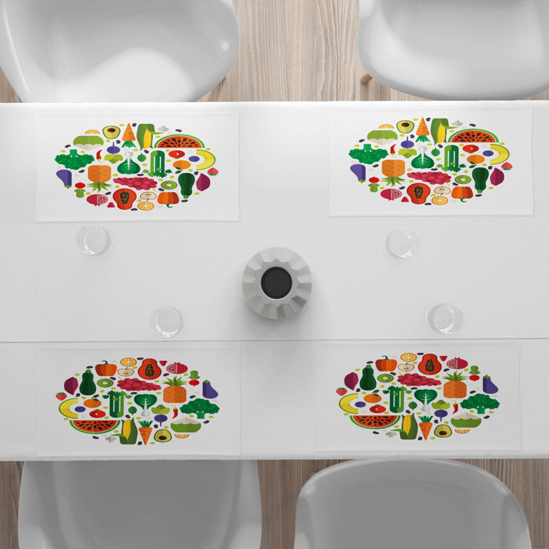 Polyester Food & Drink Rectangle Placemat