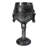 Medieval Gothic Twin Serpentine Dragons Wine Goblet Chalice With Celtic Knotwork