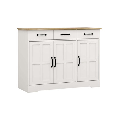Buffet avec 3 tiroirs et 3 portes Farmhouse Buffet