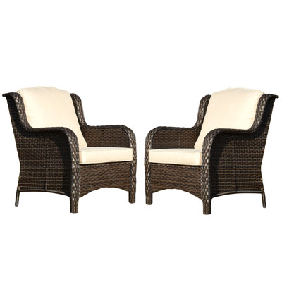 Peridot Wicker Outdoor Lounge Chair