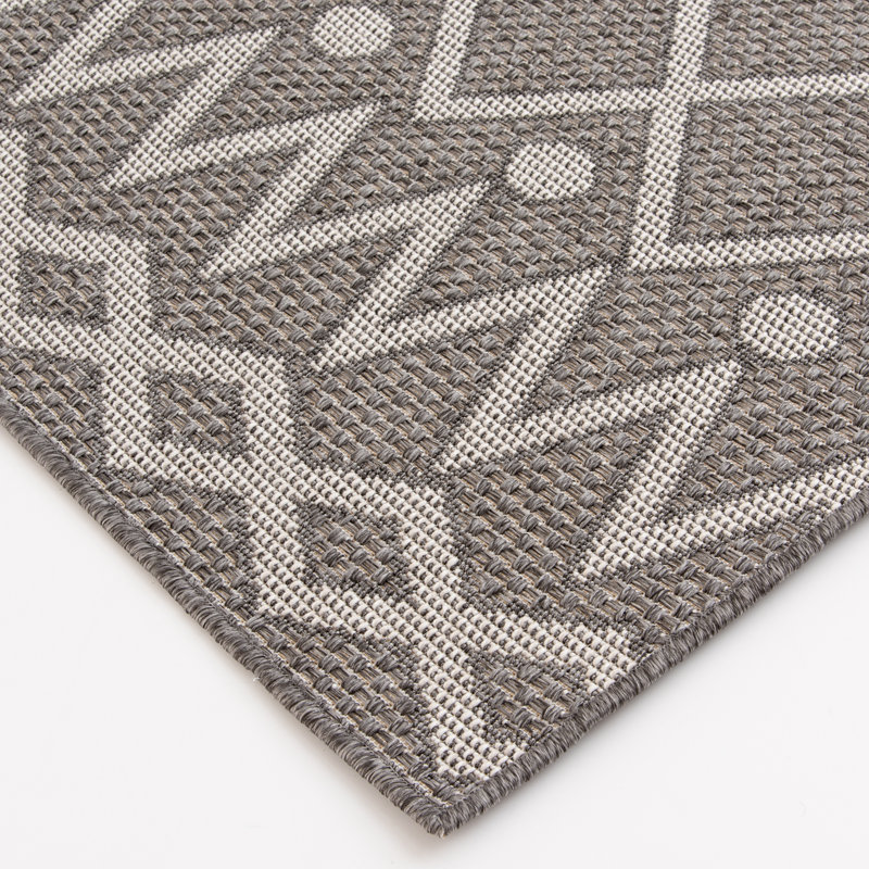 Karina Performance Geometric Indoor / Outdoor Rug, Rectangle 3' x 5'