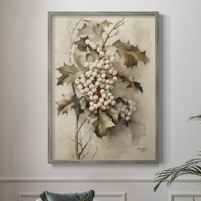 «Christmas Holiday Art DCL XXXVI», reproduction encadrée - bois massif
