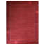 Tapis d'intérieur rectangulaire Tibbati contemporain en laine rouge pâle fait à la main-855627929