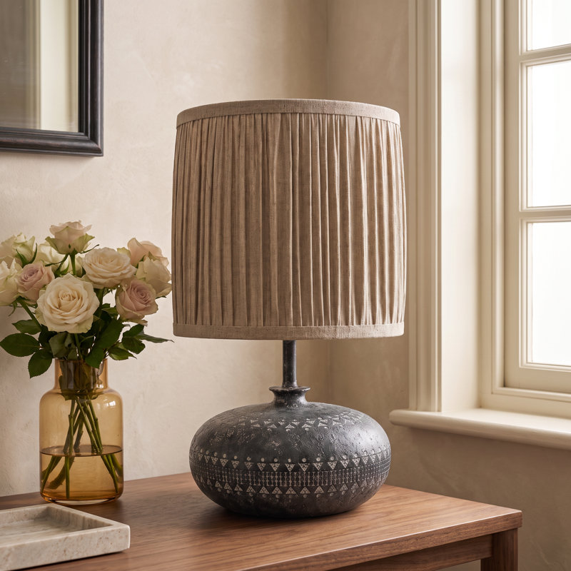 Ceramic Table Lamp with 3-Way Bulb
