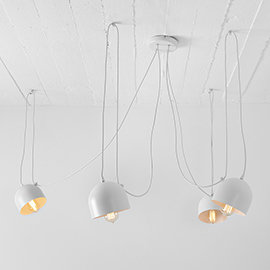 Allan 4 - Light Cluster Pendant, White