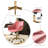 Ergonomic Velvet Upholstered Adjustable Height Swivel Casters Arms Included Metal Base Schick Task Chair-1186361783