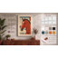 Dignified Horse Portrait Japandi - Wrapped Canvas-709908305-709908319