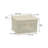 Storage Bins with Lids and Chromed Grommet Handles Light-444069315-444069318