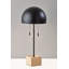 Lampe de bureau en pierre Burch