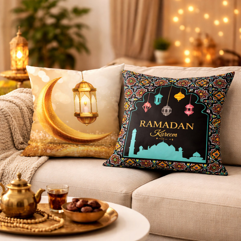 Housse de coussin 2 pièces Ramadan