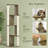 Large Multi-Level Cat Activity Tower, Space-Saving Corner Cat Tree for Indoor Cats