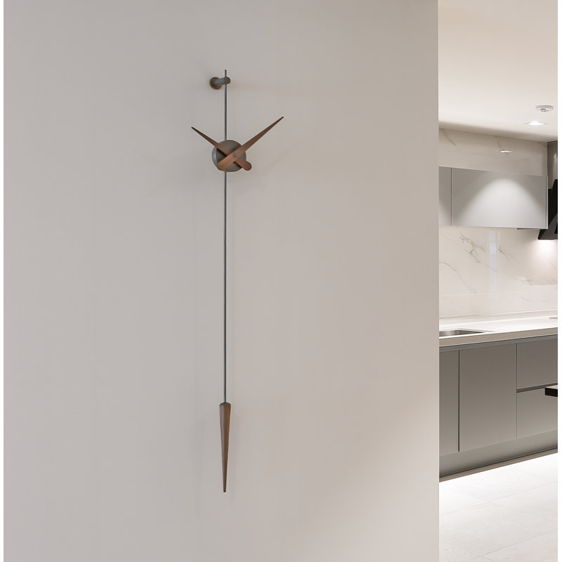 Horloge murale punto y coma, Graphite