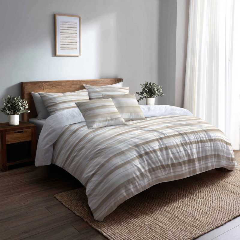 Ensemble de literie 5 pièces Modern Modern, Housse de couette très grand + 4 pièces supplém