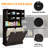 59.6" Tall Bathroom Cabinet with Double Tilt-Out Laundry Hampers and Adjustable Shelves-2011488129